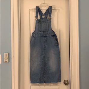 Madewell Overall Midi Dress